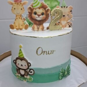 Classic Safari Name Cake by Bakers Home Bengaluru