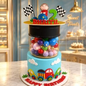 Colorful Tiered Celebration Cake by Bakers Home Bengaluru