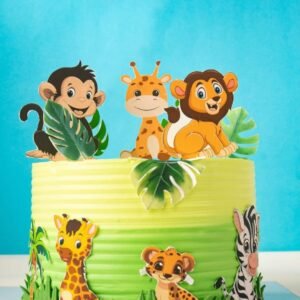Cute Jungle Cartoon Cake by Bakers Home Bengaluru