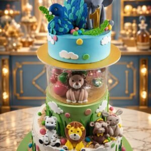 Elegant Floral Tiered Cake by Bakers Home Bengaluru