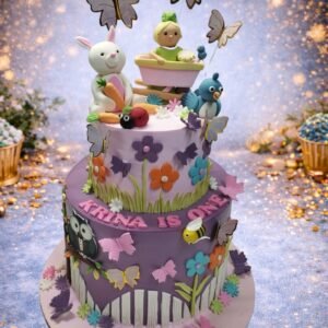 Elegant Floral Tiered Cake III by Bakers Home Bengaluru