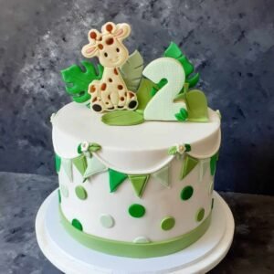 Giraffe Number Two Jungle Cake by Bakers Home Bengaluru