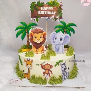 Grand Jungle Celebration Cake by Bakers Home Bengaluru