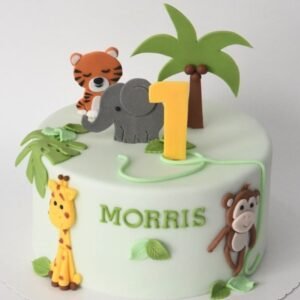 Jungle First Birthday by Bakers Home Bengaluru