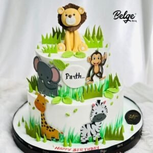 Jungle Two Tier Cake by Bakers Home Bengaluru