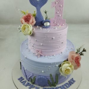 Mermaid Theme Birthday Cake by Bakers Home Bengaluru