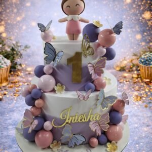 Pastel Floral Theme Cake by Bakers Home Bengaluru