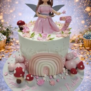 Pastel Princess Floral Cake by Bakers Home Bengaluru