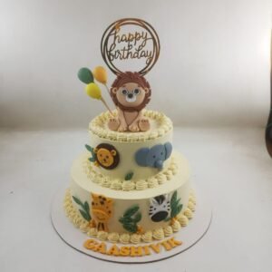 Teddy Bear and Balloons Birthday Cake by Bakers Home Bengaluru
